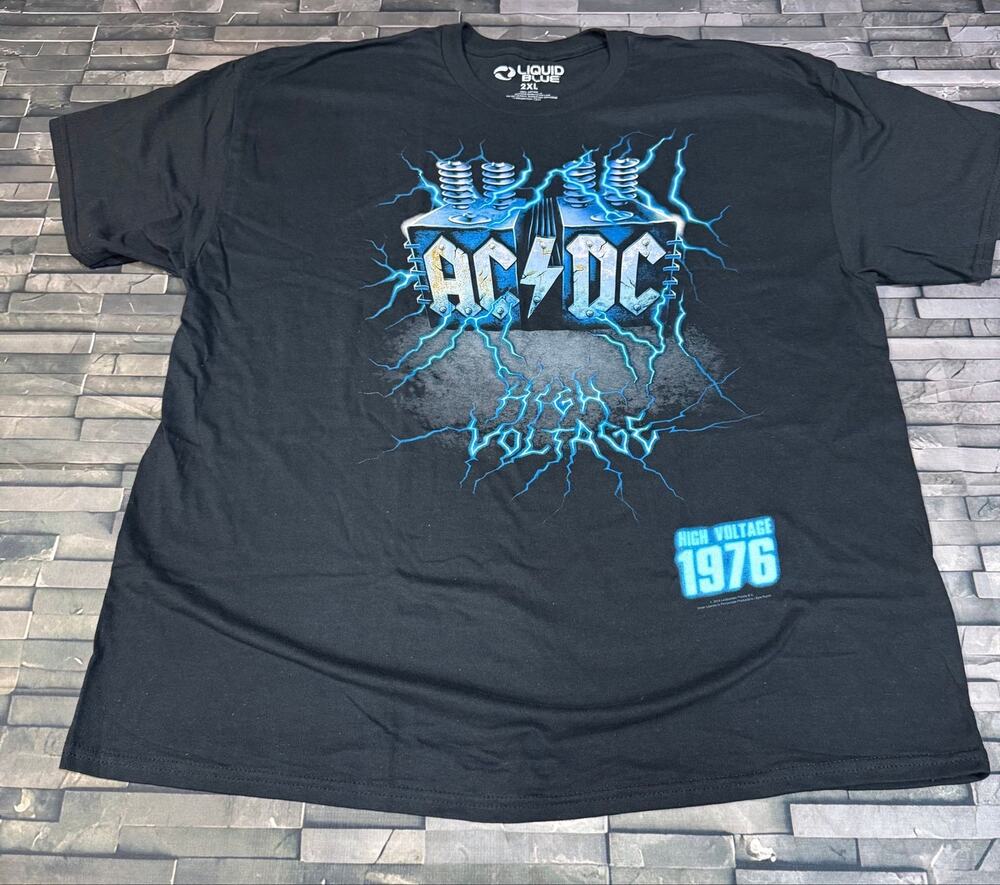 AC/DC Liquid Blue 2019 tee
